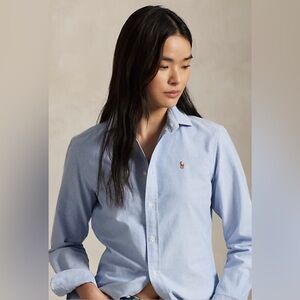 Ralph Lauren Pale Blue Oxford Button-Down Shirt